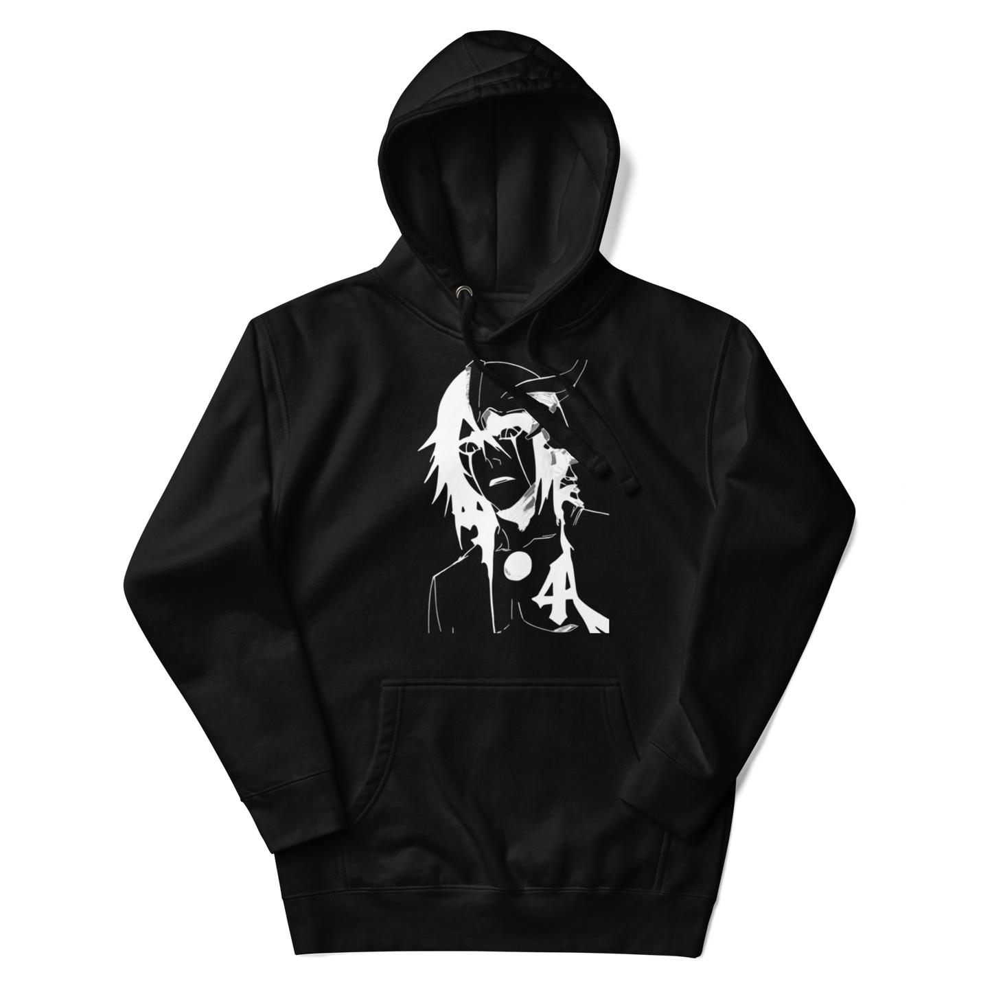 Sudadera Moero negra con capucha unisex Ulquiorra Cipher