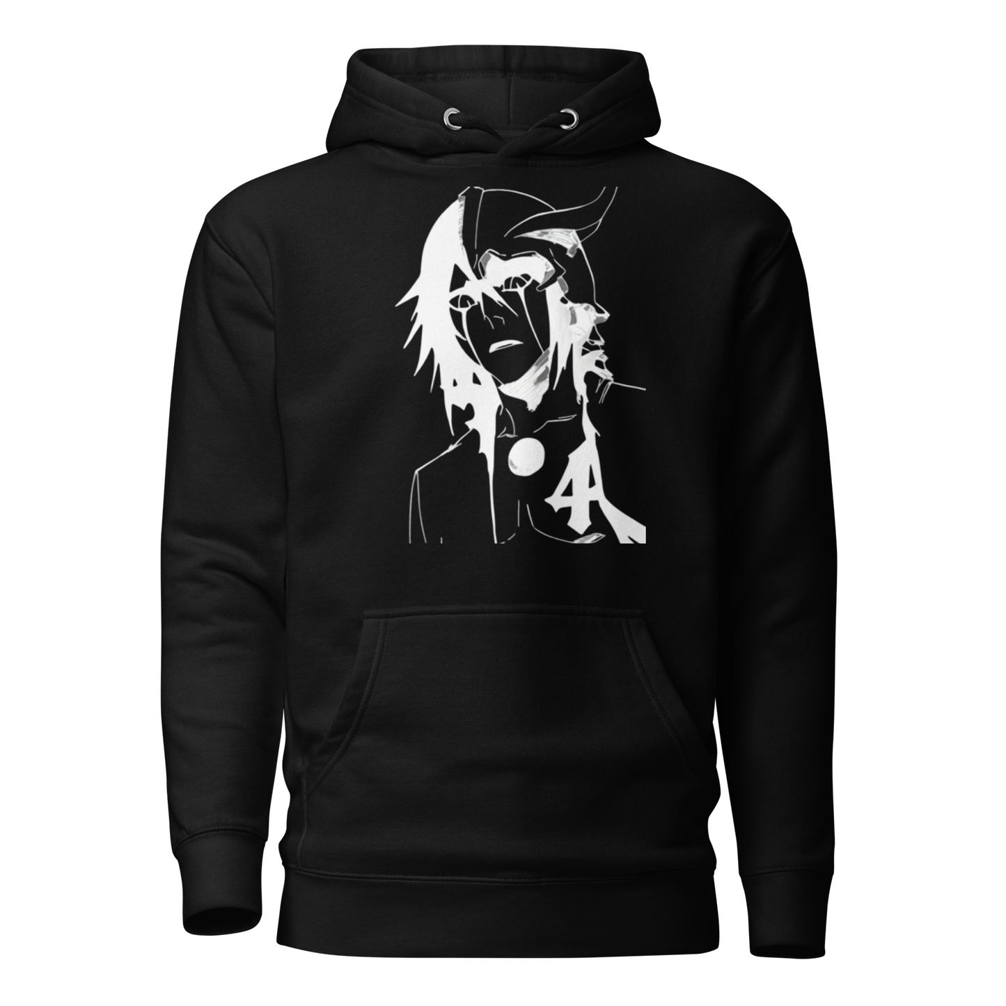 Sudadera Moero negra con capucha unisex Ulquiorra Cipher
